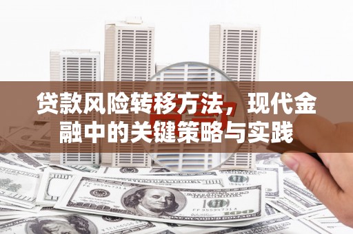 古坑贷款风险转移方法，现代金融中的关键策略与实践