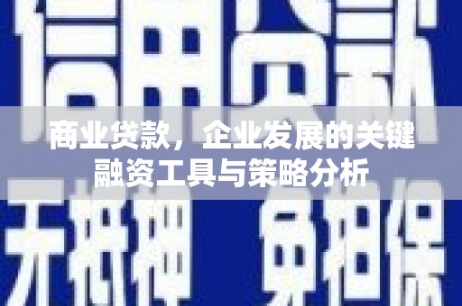 古坑商业贷款，企业发展的关键融资工具与策略分析