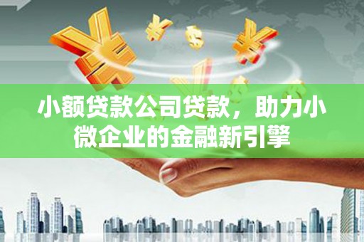 古坑小额贷款公司贷款，助力小微企业的金融新引擎