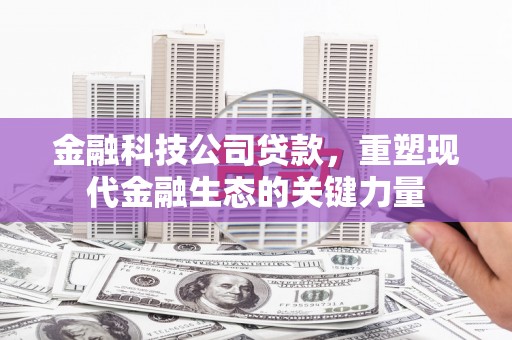 古坑金融科技公司贷款，重塑现代金融生态的关键力量