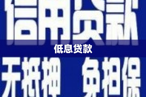 古坑低息贷款