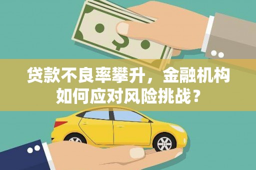 古坑贷款不良率攀升，金融机构如何应对风险挑战？