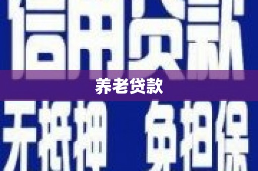 古坑养老贷款
