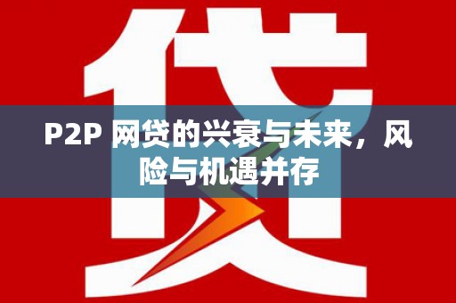 古坑P2P 网贷的兴衰与未来，风险与机遇并存